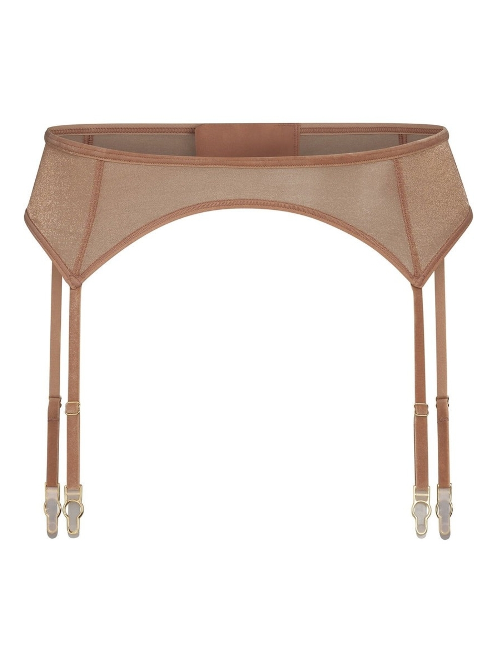 NWT SKIMS Sheer Gold Garter Belt Rare